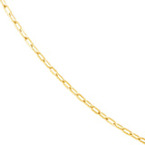 Midas Gold Paperclip Link Chain