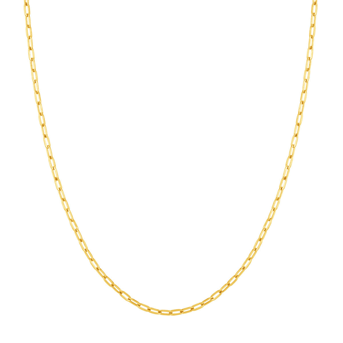 Midas Gold Paperclip Link Chain
